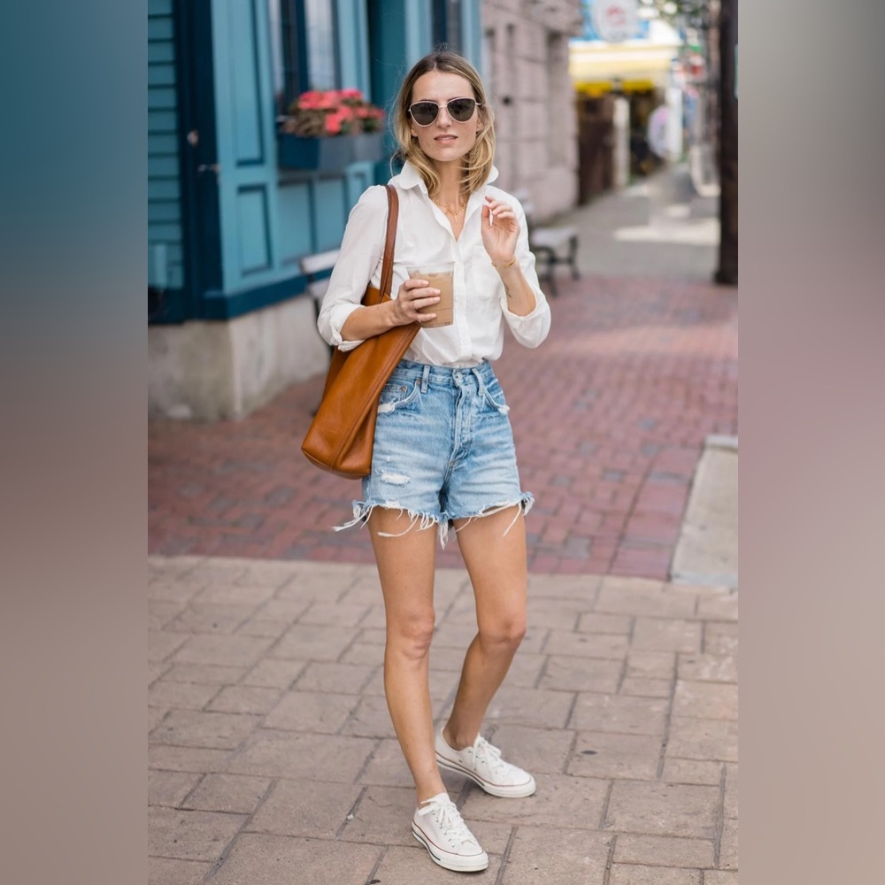 AGOLDE Dee Jean Short in Muse